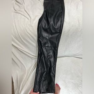 Black Leather Pants